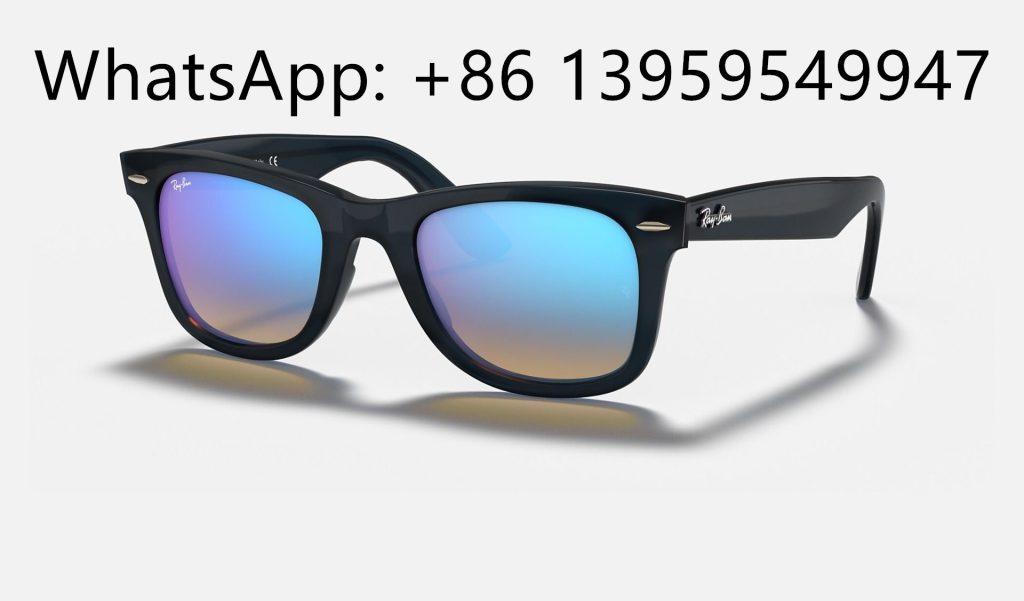 Ray Ban Wayfarer Ease RB4340 Sunglasses Blue Gradient Flash Blue